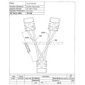 Forklift Charging Plug Battert Connector Cable Harness Line